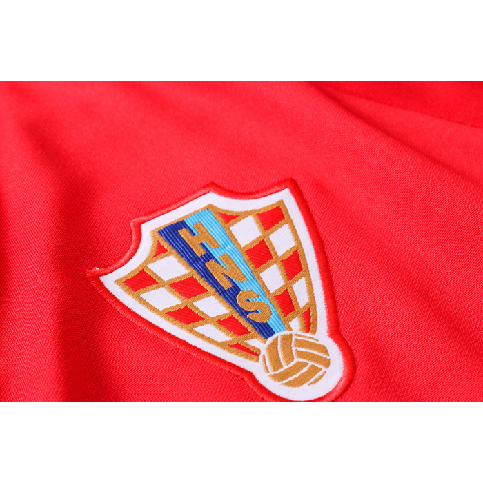 Chandal de Chaqueta del Croacia 20-21 Rojo - Haga un click en la imagen para cerrar